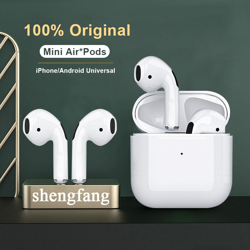 100% Original 4th Gen Mini Bluetooth Earphone Pro 4 TWS Wireless Earphone Sport Gaming Bluetooth Headphones Pro4 Earbuds for IOS Android phone Huawei Xiaomi Realme Oppo Vivo