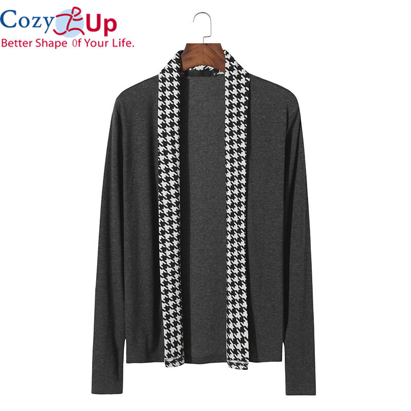 Cozy Up Hit Color Plaid Cashmere Sweater Men 2020 Autumn Winter New Knitted Cardigan Men Knitwear Slim Casual Business Sweater Sueter