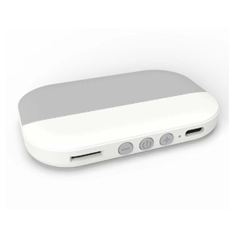 Bluetooth 5.2 Speaker Wireless Bone Conduction Music Box Support TF Card Mini Stereo Player Under Pillow (Green)