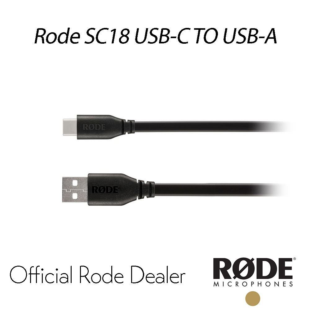 Rode SC18 USB C to USB A Male Cable 150cm Long