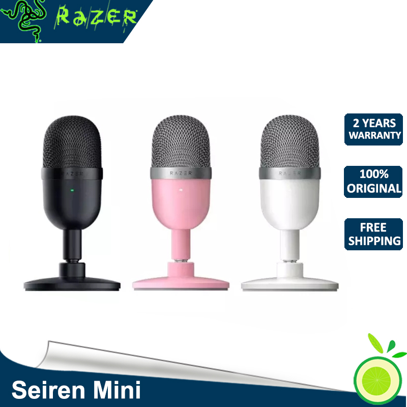 Razer Seiren Mini Original Streaming Microphone Condenser Supercardioid Ultra-Compact Streaming Microphone For PC Laptop Computer