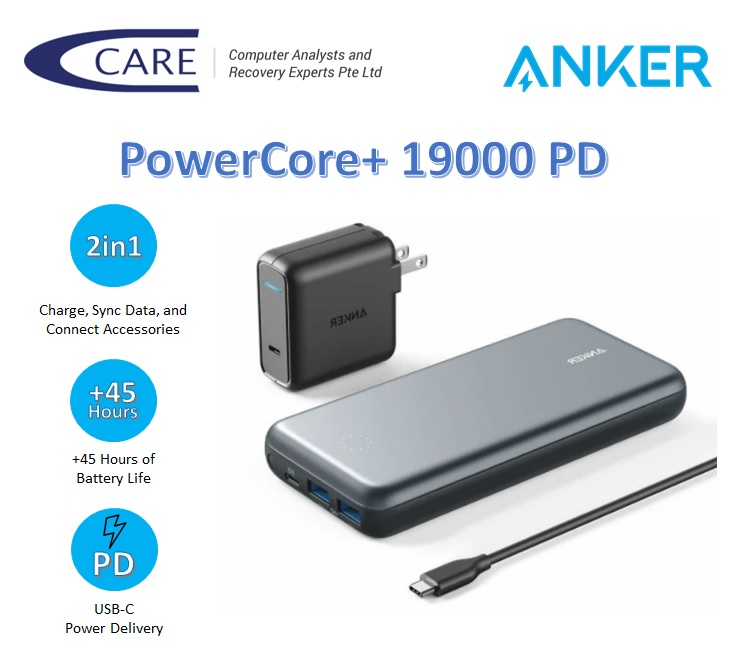 Anker Powercore+ 19000 PD Hybrid Portable Charger and USB-C Hub