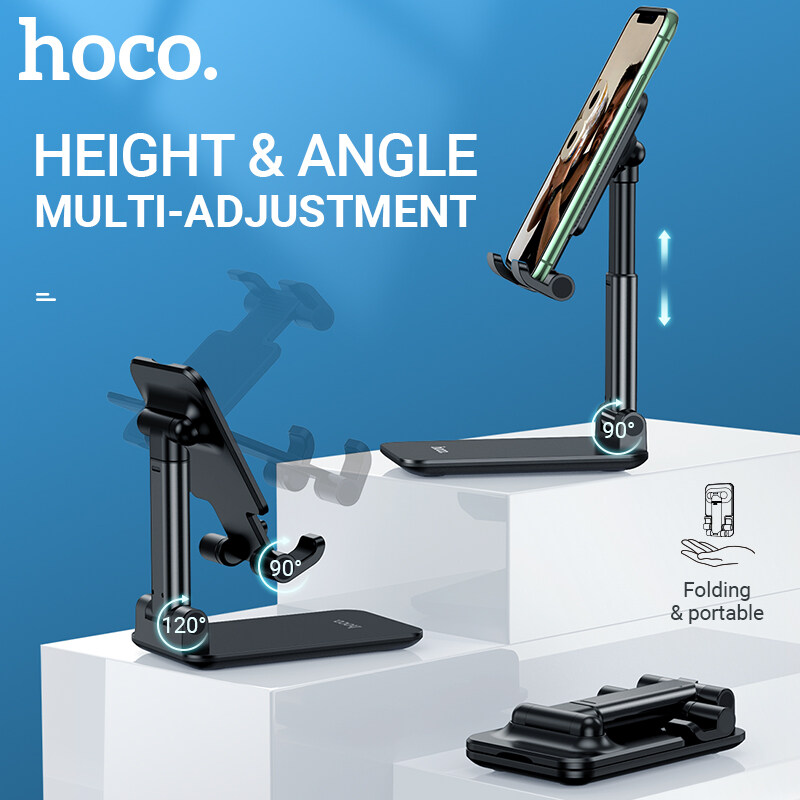 HOCO Universal PH29A Dsktop Stand Mobile Phone Holder Stand For iPhone iPad Adjustable Metal Desktop Holder