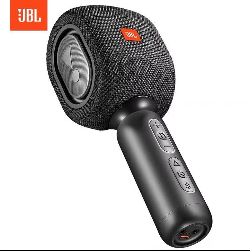 (Ready Stock)JBĻ KMC 500 Professional Karaoke Microphone Portable Bluetooth Wireless Speaker Microphone for Phone Handheld Dynamic Mic