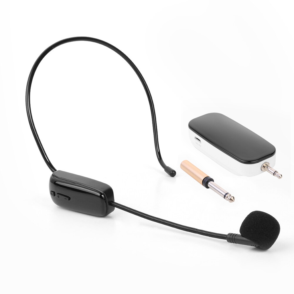 UHF Headset Wireless Microphone with Receiver for Teaching Voice Amplifier